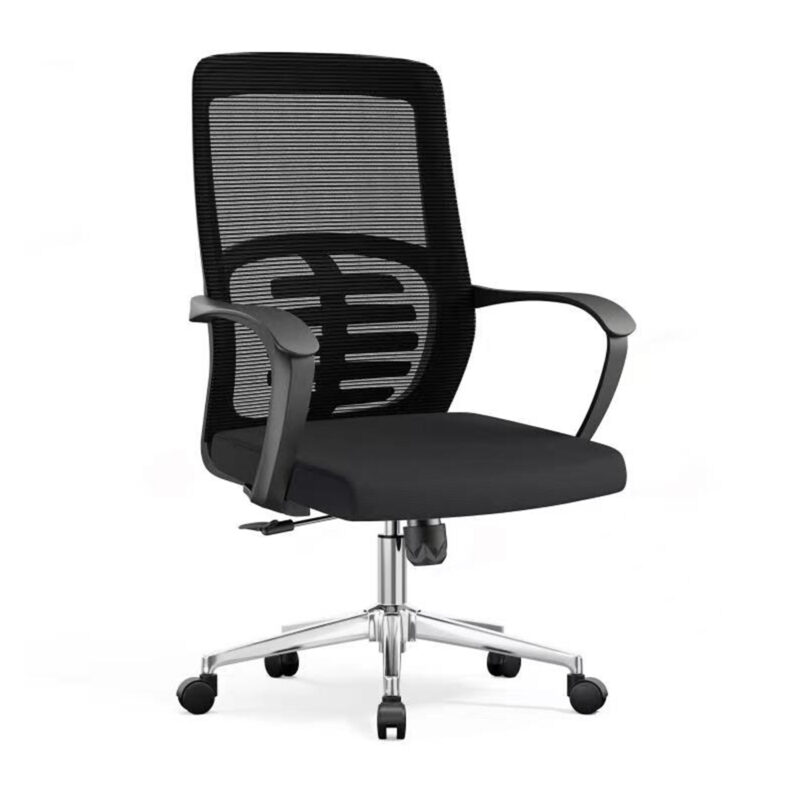 Medium Back Black Mesh Office Chair