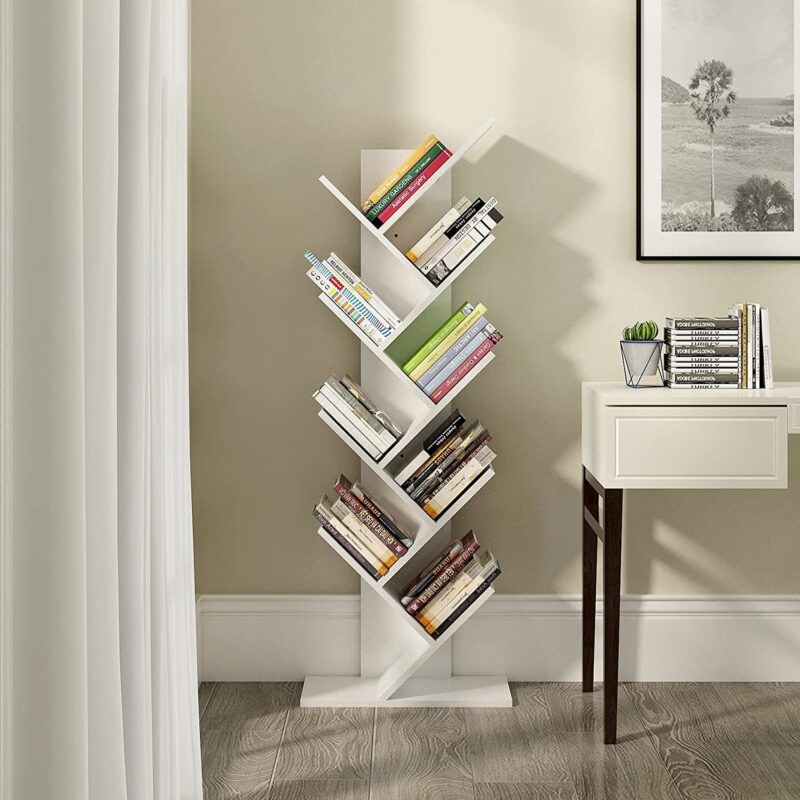 9 tier custom bookshelf