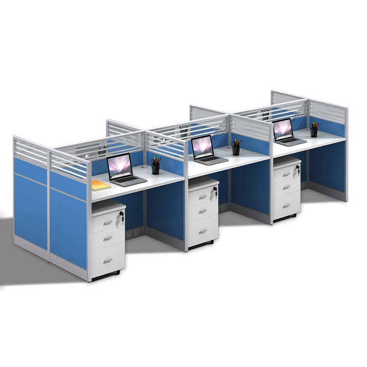 Office Six Way Workstation