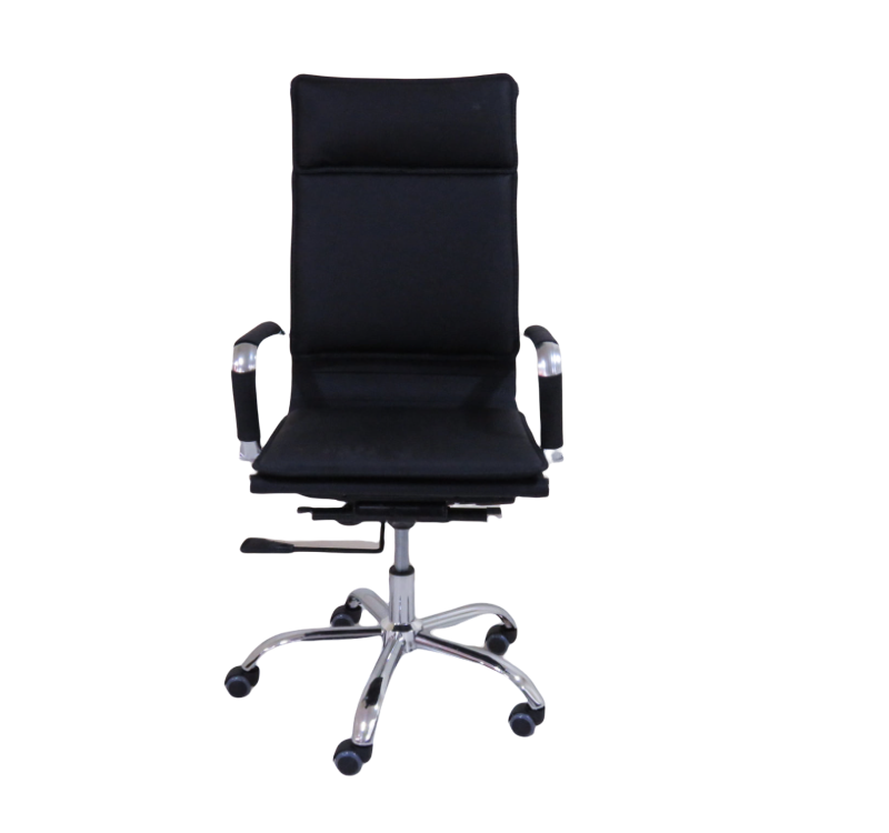 Leather executive office seat