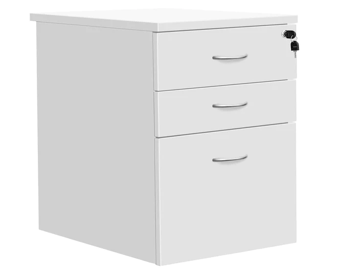 Three drawers lockable office pedestal, storage cabinet, office drawers, file cabinet, office cabinet, cabinet, wooden cabinet