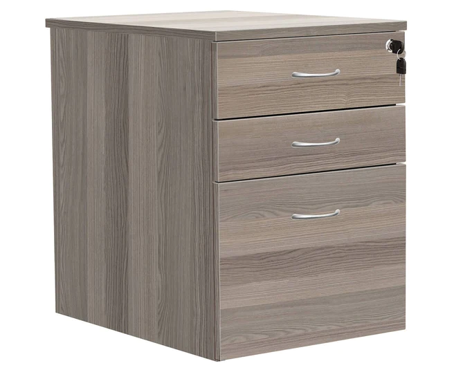 Three drawers lockable office pedestal, storage cabinet, office drawers, file cabinet, office cabinet, cabinet, wooden cabinet