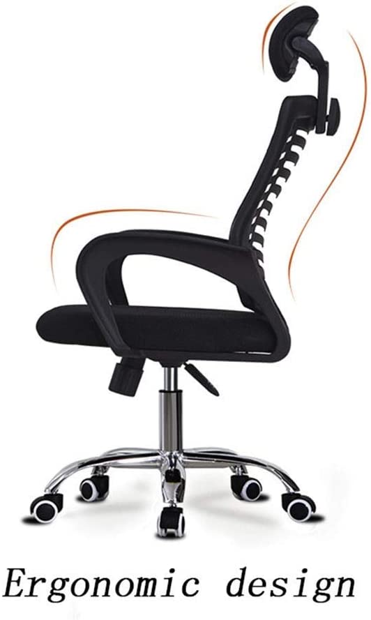 Swivel Task Chair -Black - Image 5