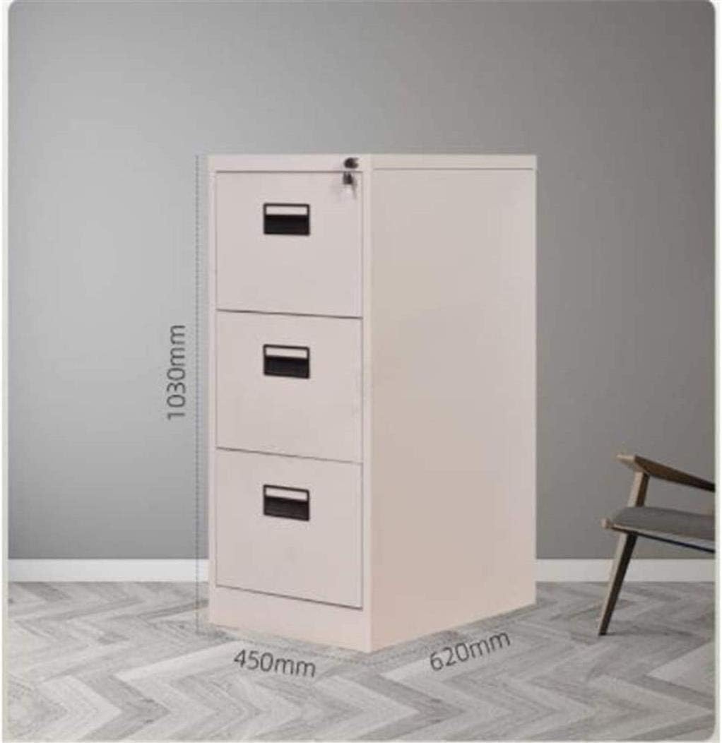 3-Drawers steel office filling cabinet - Image 3