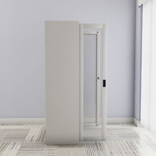 2-door full glass office cabinet, full glass cabinet, office cabinet