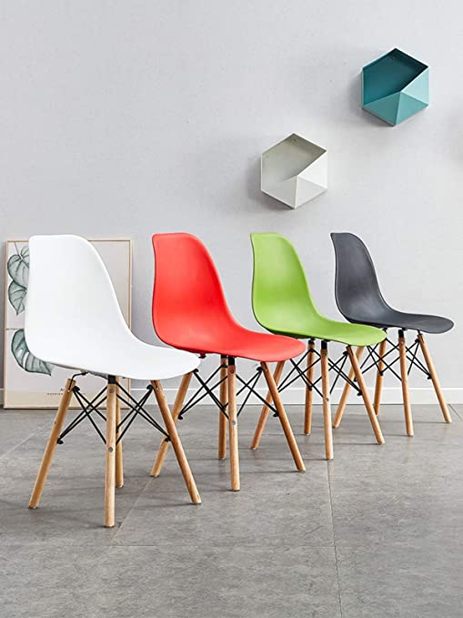 Eames plastic dining chairs