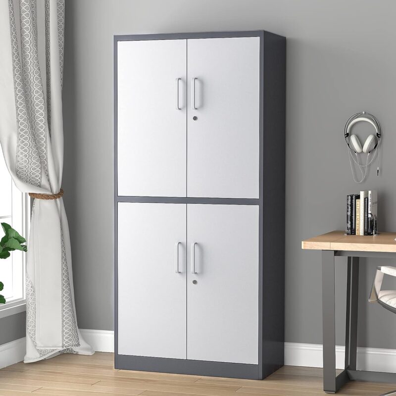 4 Doors Lockable Filing Cabinet, filing cabinet, metallic filing cabinet, office cabinet
