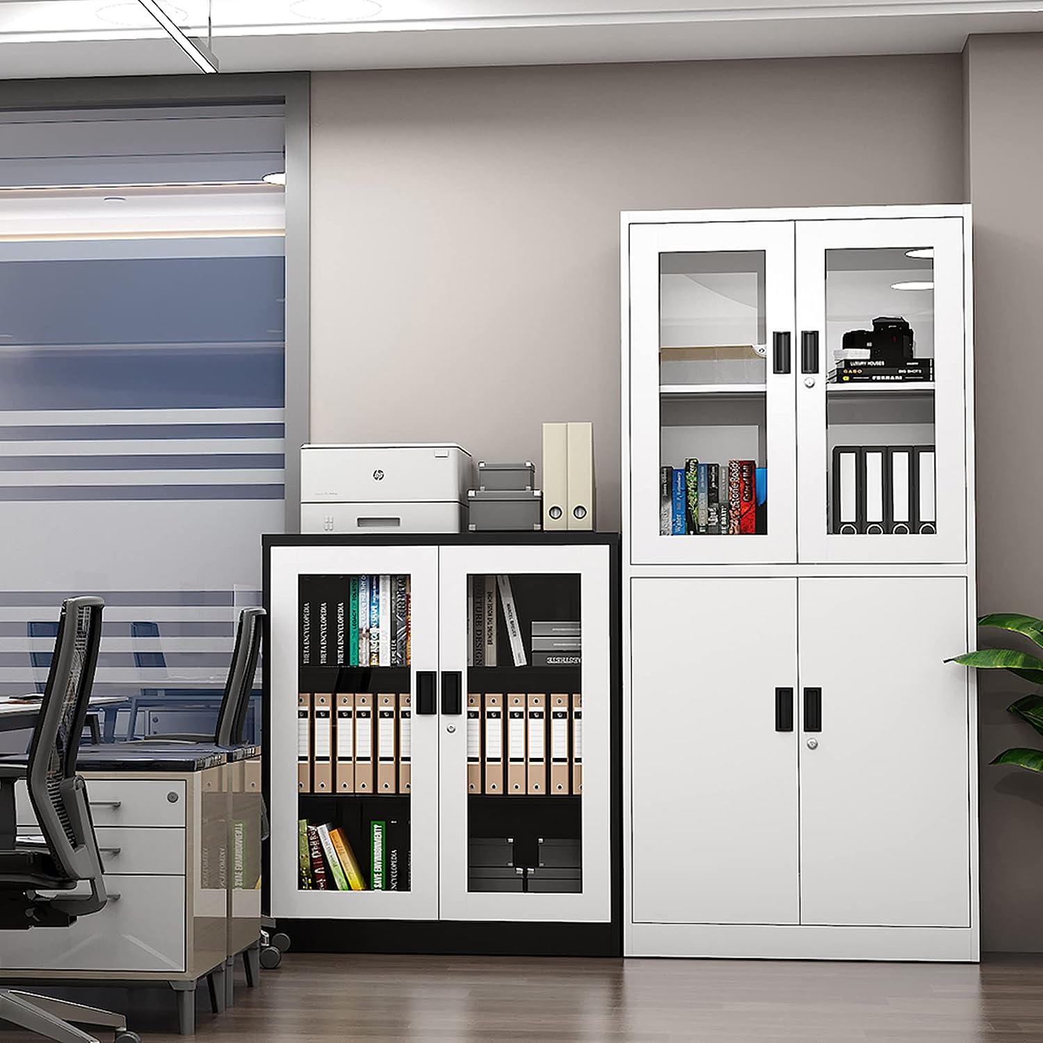 2-Door metallic office Filing cabinet - Image 3