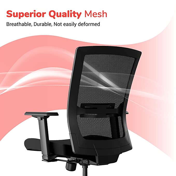 Medium-back office chair - Image 3