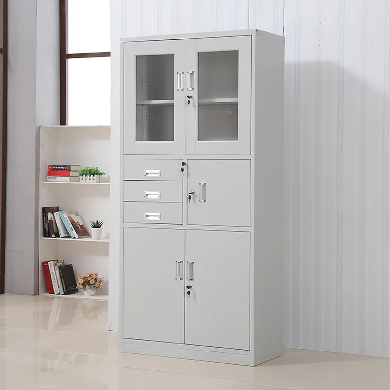 2-Door safe office filing cabinet, filing cabinet, storage cabinet, cabinet with safe
