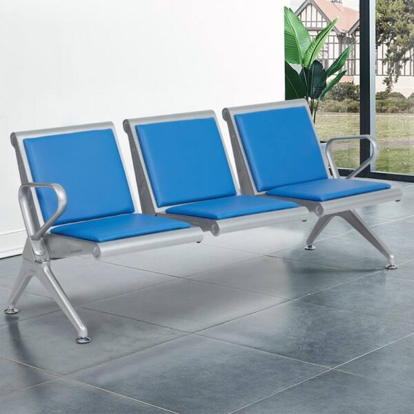 3-linked Heavy-Duty Waiting Bench