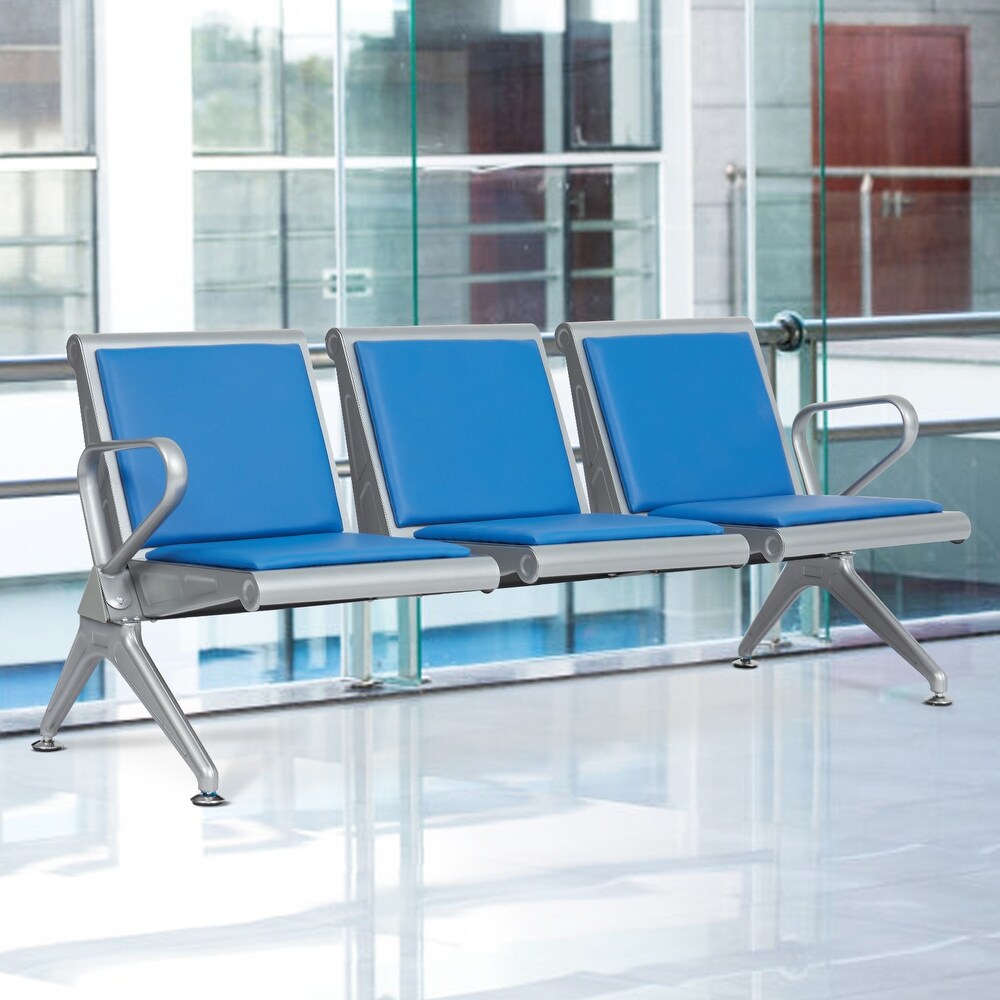 3-linked Heavy-Duty Waiting Bench
