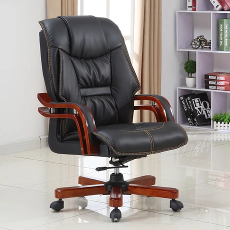 Executive office leather seat