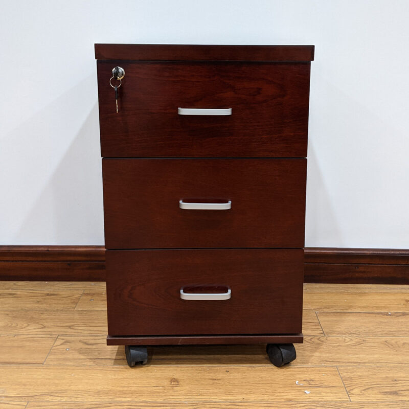 3-Drawers Pedestal