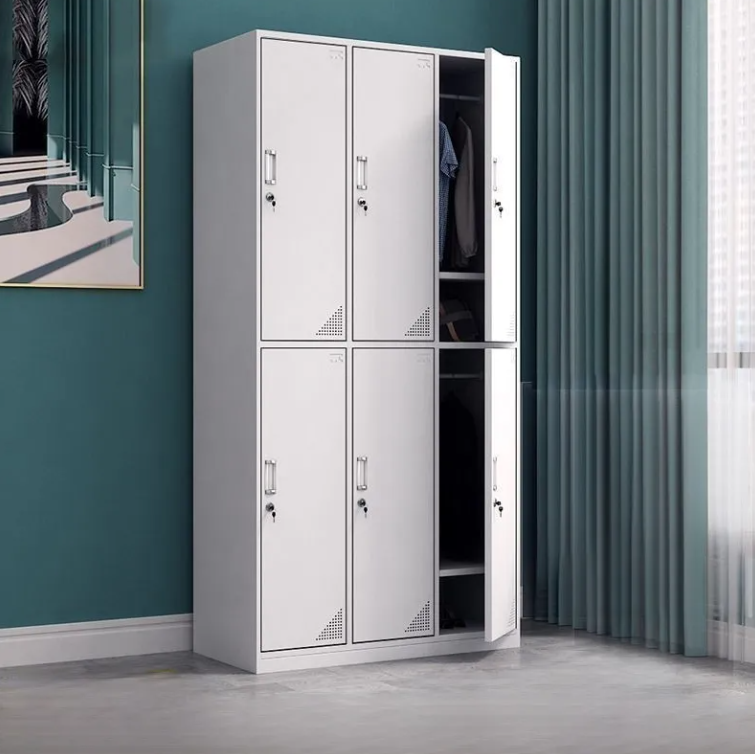 6-Locker Metallic Filing Cabinet