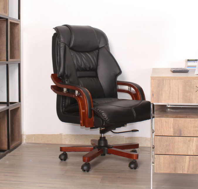 Director's Leather Office Seat