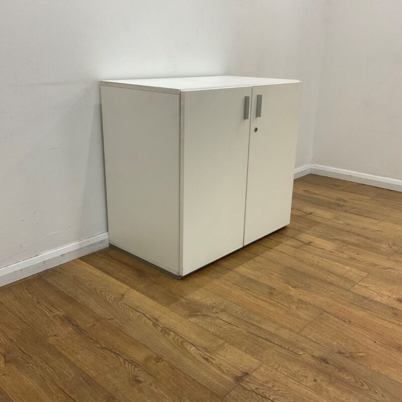 Two door wooden executive office cabinet