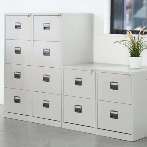 4-Drawers Metallic Office Cabinet, office furniture, metal filing cabinet, storage cabinet, lockable drawers, durable office furniture