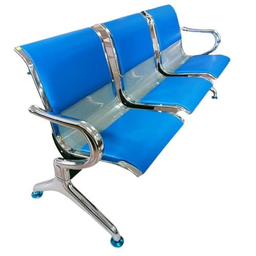 3-link padded waiting bench