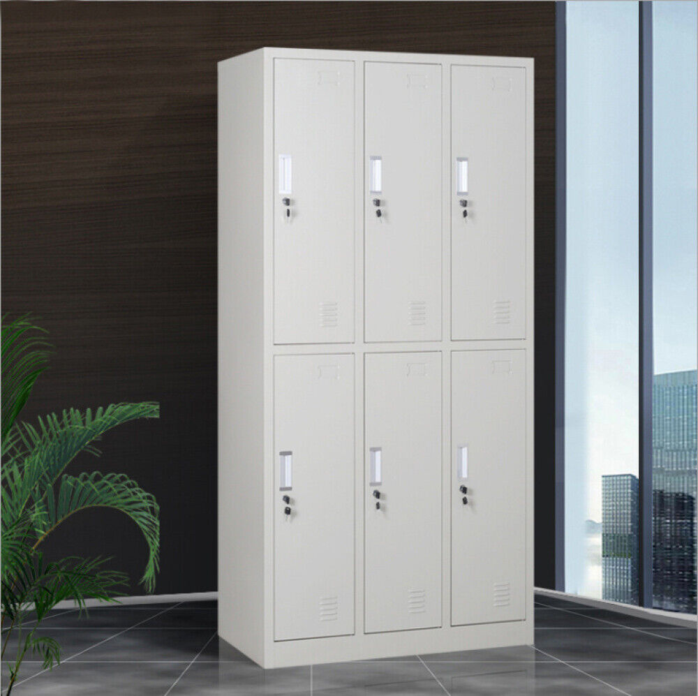 6-Locker Metallic Filing Cabinet