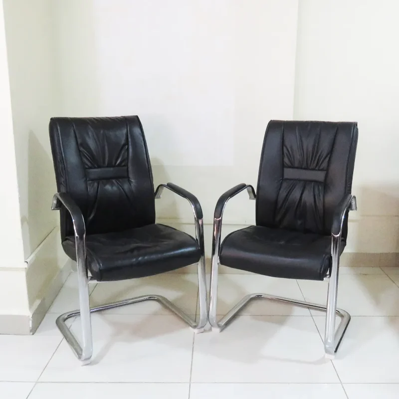 PU Leather visitor's office chair