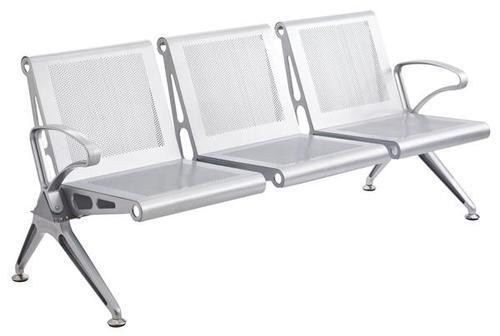 3-link heavy duty non-padded waiting bench