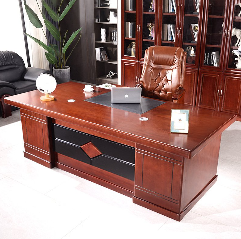 1600mm Mahogany Office Desk, office furniture, executive desk, mahogany desk, elegant desk, professional desk, spacious desk, polished desk