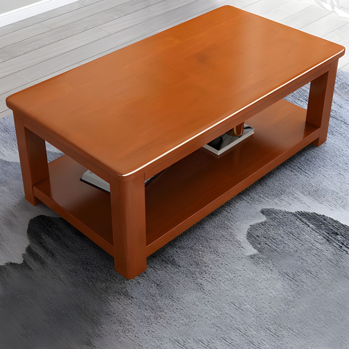 Modern Solid Wood Coffee Table, mahogany coffee table, coffee table, solid wood table, office table