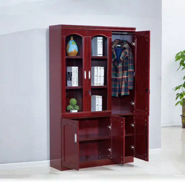 3 Wooden door Filing Cabinet, filing cabinet, wooden cabinet, storage cabinet, 3-door cabinet