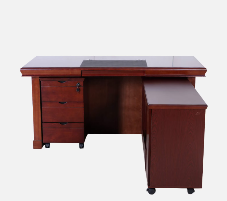 1600mm executive office table (Mahogany), executive desk, mahogany office desk, 1600mm executive desk