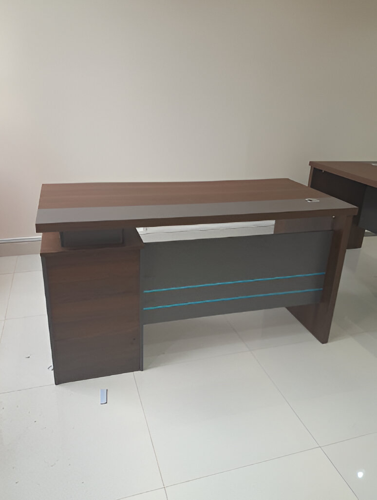 1400mm Grey Oak Executive Desk