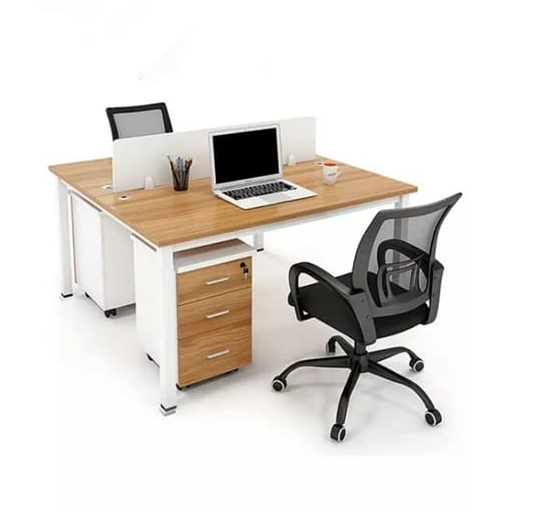 2 Person Work Station Desk, 2-way office workstation, modular workstation
