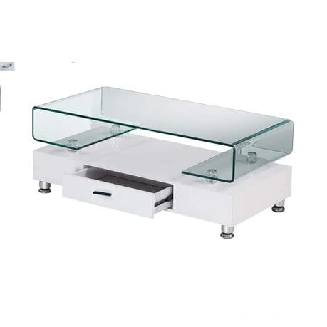 Tempered Glass Top Coffee Table