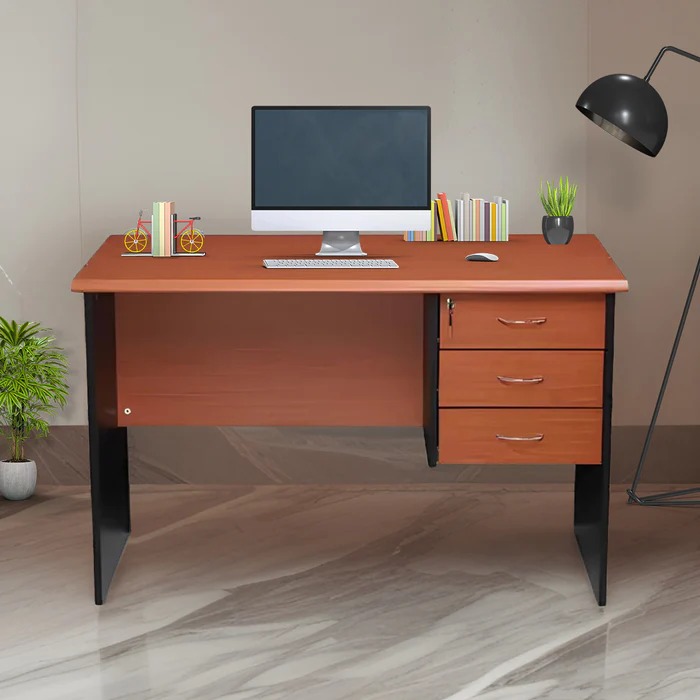 1.4 Meters Cherry Office Desk