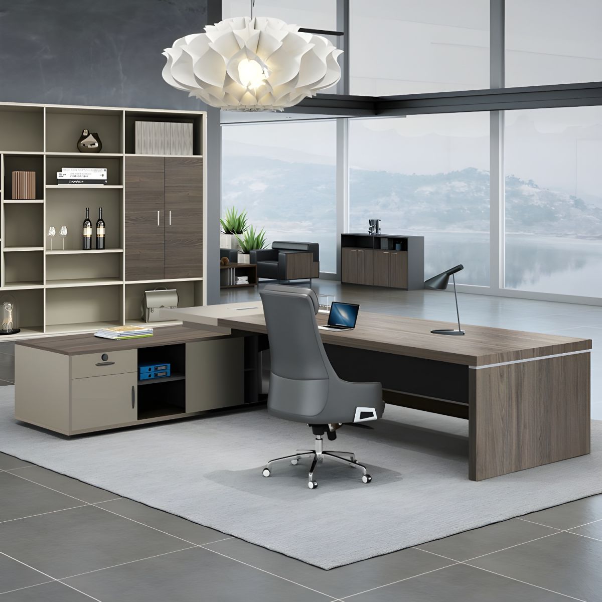 1.6 Meters Executive L-shaped Desk