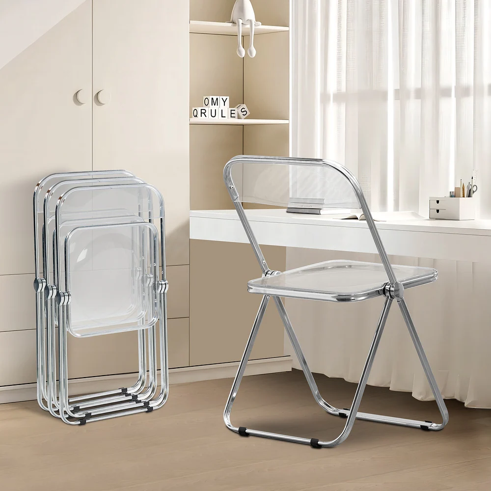 Clear Modern Foldable Chair