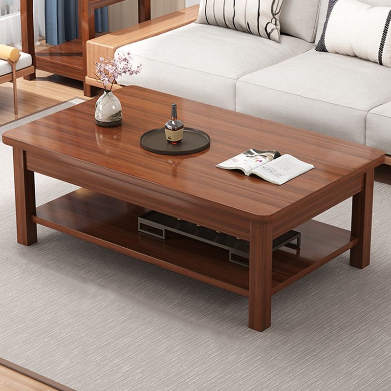 Modern Pine Wood Coffee Table