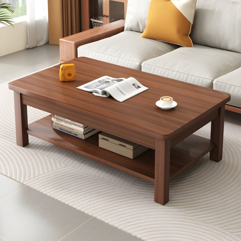 Modern Pine Wood Coffee Table