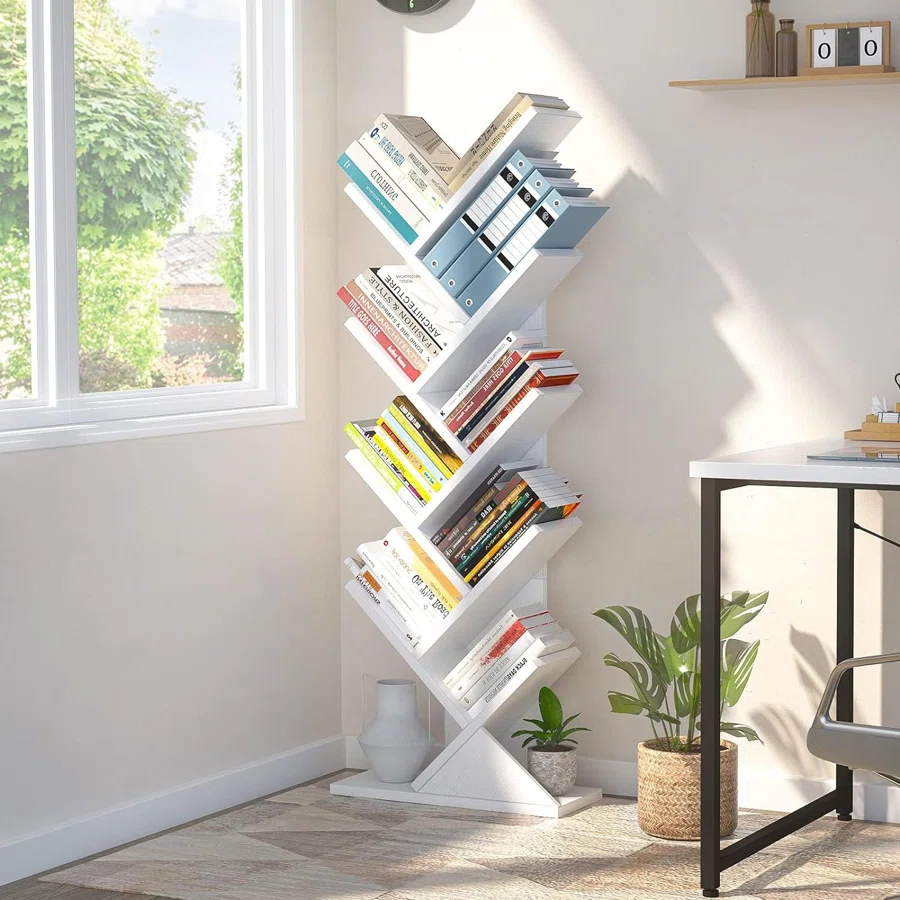 8-tier Modern Decor Tree Bookshelf