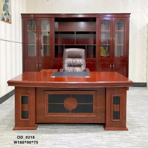 1800mm Mahogany Executive Office Desk