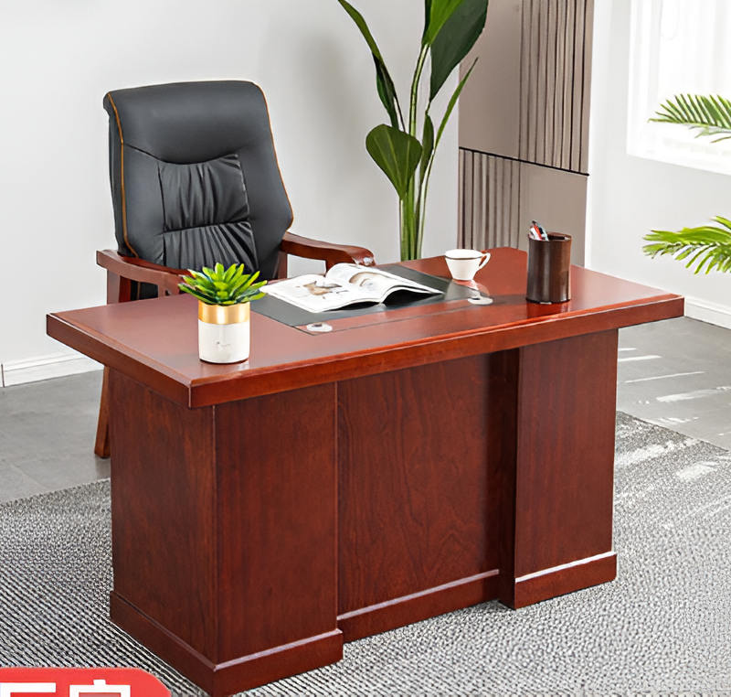 Small Mahogany Executive Office Desk