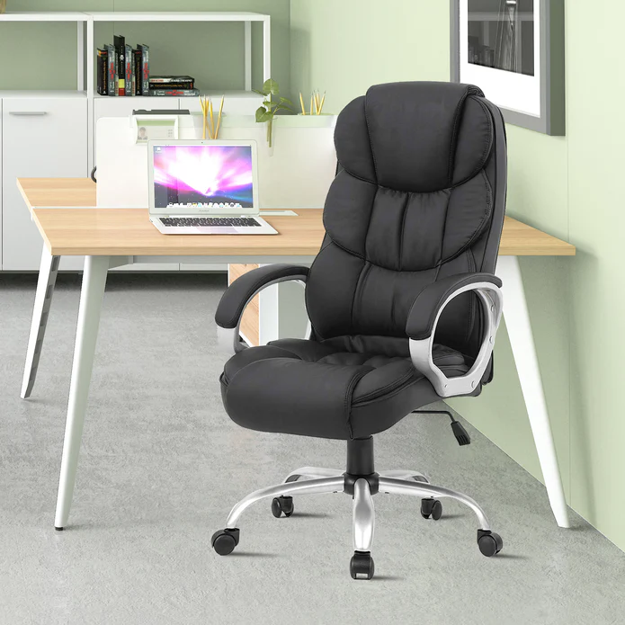 Computer High Back PU Leather Chair