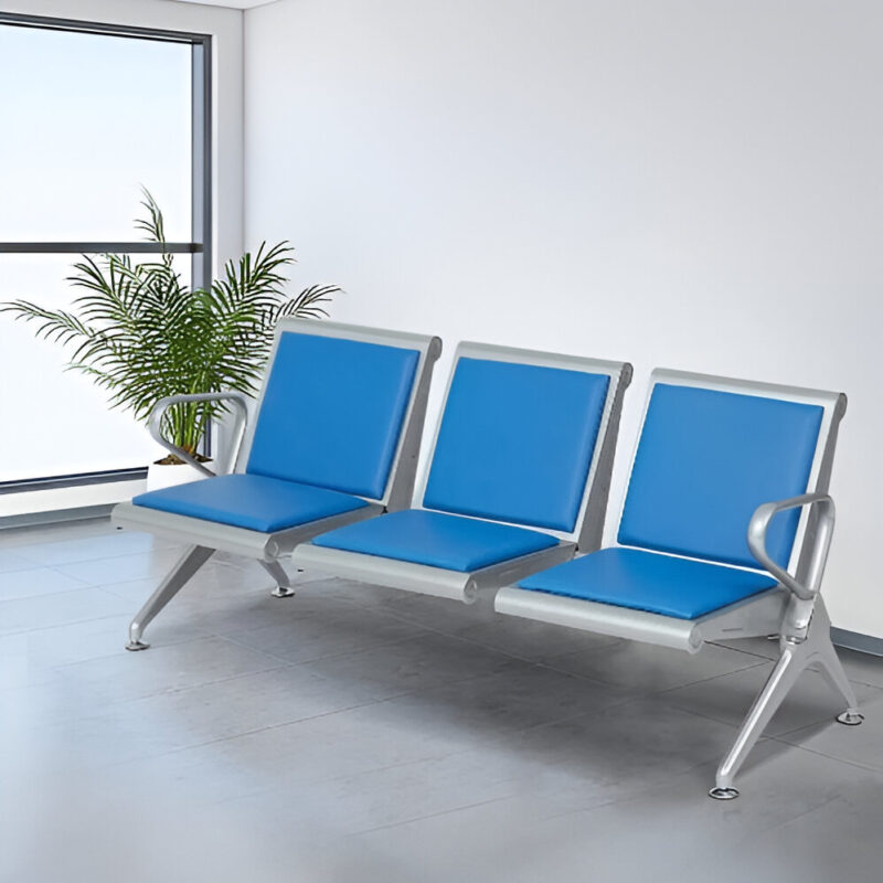 3-Link Reception Airport Waiting Room Bench