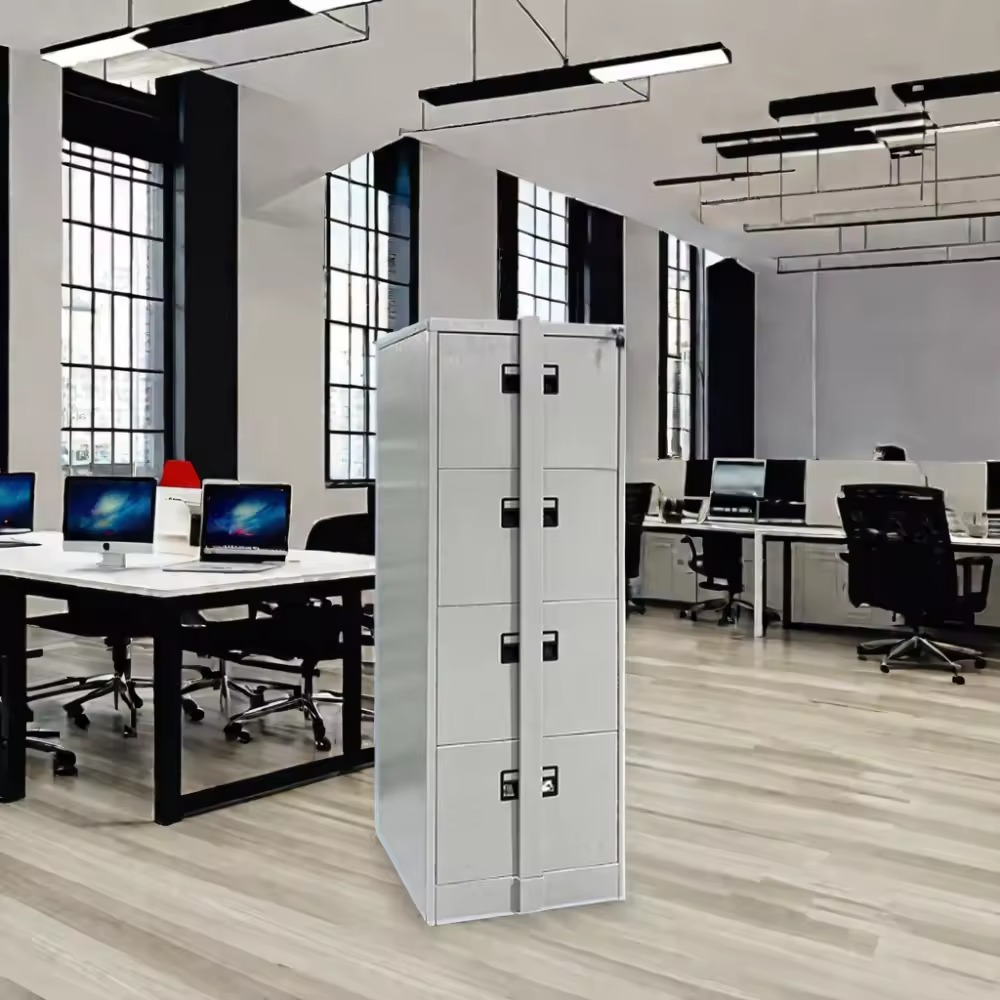 4 Drawer Metal Filing Cabinet (Lock Bar)