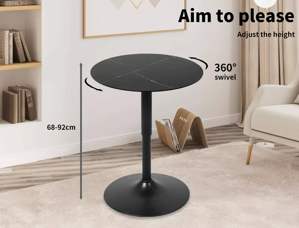Modern Round High Bar Table