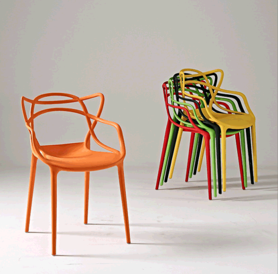 Stackable Twig Bistro Plastic Chair