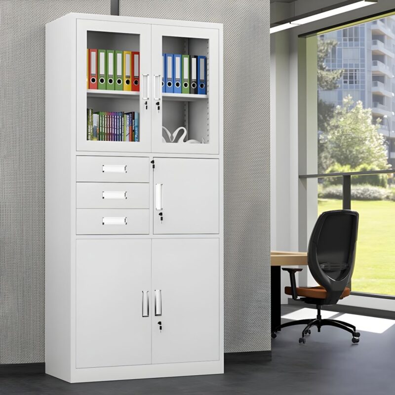 Office filing cabinate with safe